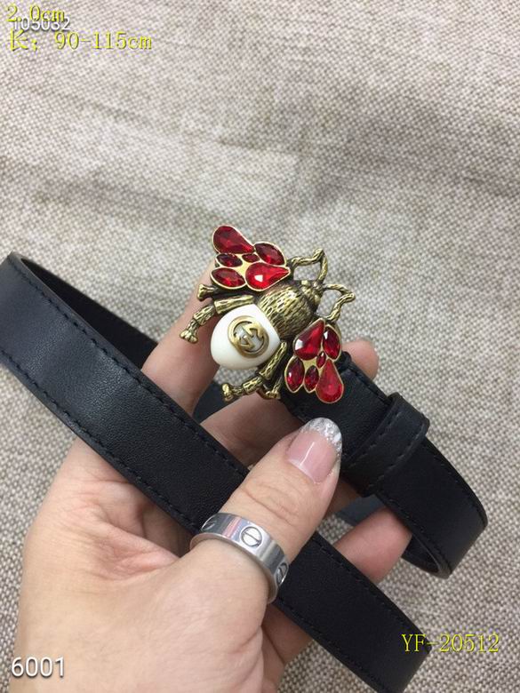 Gucci Belt 20mm 90-115cm 8L03